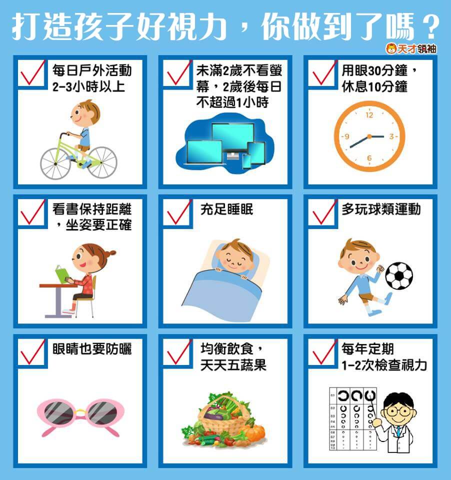 孩子近視