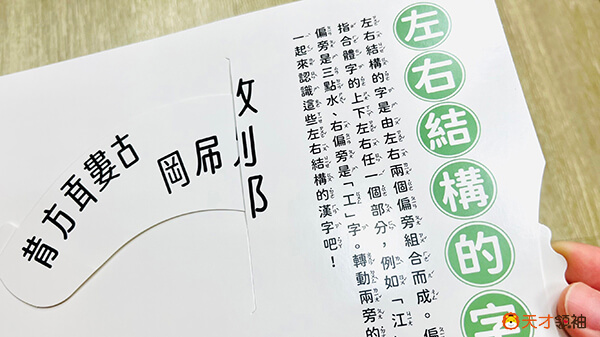 文字好好玩 左右結構的字