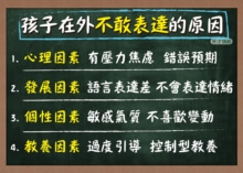 孩子在外不敢表達的4原因